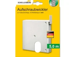 Schellenberg Aufschraubwickler Mini mit Gurtband Weiß