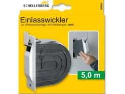 Schellenberg Einlasswickler-Set Mini 118 mm Weiß