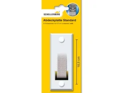 Schellenberg Rollladen Gurtwickler-Abdeckplatte Standard Maxi 105 mm Weiß