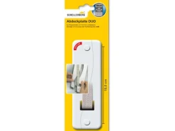 Schellenberg Rollladen Gurtwickler-Abdeckplatte Duo Maxi 160 mm Weiß