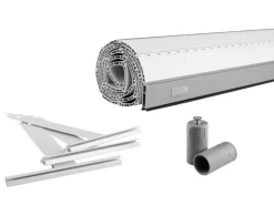 Schellenberg Rollladenpanzer Maxi PVC 140 cm x 120 cm Weiß