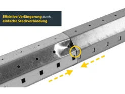Schellenberg Rollladenwellen-Verlängerung Mini 100 cm