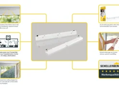 Schellenberg Universal-Fensterlüfter Starterset Weiß