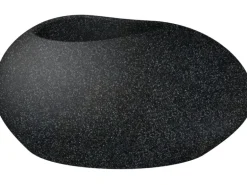 Scheurich Pflanzgefäß Flow 48 cm x 38 cm Stony Black