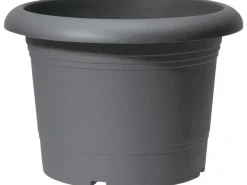 Scheurich Pflanzgefäß Oliver Ø 45 cm Metallic Grey