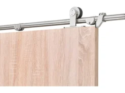 Schienen-Set Fineline Edelstahl für Melamin 1-fl. 2100 mm