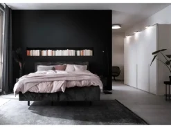 Schöner Wohnen Aluminium-Vorhangschienenset Emilia 1-läufig 230 cm Schwarz-Matt