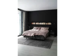 Schöner Wohnen Aluminium-Vorhangschienenset Emilia 1-läufig 230 cm Schwarz-Matt