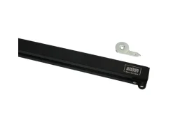 Schöner Wohnen Aluminium-Vorhangschienenset Emilia 1-läufig 160 cm Schwarz-Matt