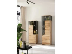 Schöner Wohnen Aluminium-Vorhangschienenset Emilia 1-läufig 160 cm Schwarz-Matt