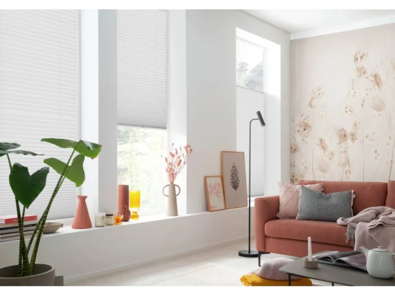 Schöner Wohnen Plissee Milla 120 cm x 130 cm Weiß