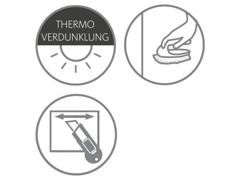 Schöner Wohnen Thermo-Rollo Martha 90 cm x 150 cm Weiß