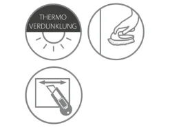 Schöner Wohnen Thermo-Rollo Martha 60 cm x 150 cm Anthrazit