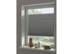 Schöner Wohnen Thermo-Wabenplissee Sina 50 x 130 cm Grau