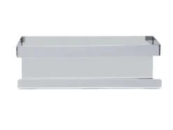 Schöner Wohnen Wandablage Meleto Glänzend aus Edelstahl