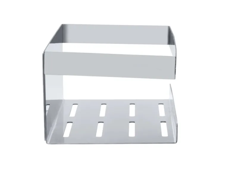 Schöner Wohnen Wandablage Meleto Glänzend aus Edelstahl