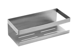 Schöner Wohnen Wandablage Meleto Matt aus Edelstahl