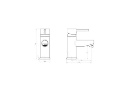 Schütte Design-Waschtischarmatur Atlanta Chrom