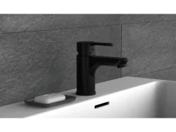 Schütte Waschtischarmatur Denver Schwarz Matt