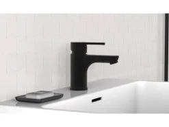 Schütte Waschtischarmatur Denver Schwarz Matt
