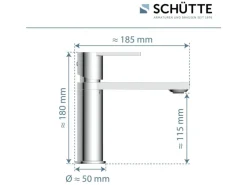 Schütte Waschtischarmatur Manhattan Chrom