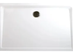 Schulte Duschwannen-Set ExpressPlus Extraflach Rechteck 90 cm x 75 cm Alpinweiß