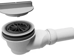 Schulte ExpressPlus Ablauf für DWM-Tec Duschwannen waagerecht ohne Deckel