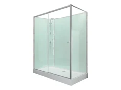 Schulte Komplettduschkabine Ibiza Duschpaneel links 90 x 120 x 204 cm