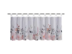 Sehlbach Bistrogardine mit Schlaufen Allover Floral 135 cm x 45 cm Multicolor