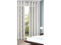 Ösenschal Kreise Offwhite 245 cm x 135 cm