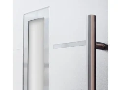 Sicherheits-Haustür ThermoSpace Milano Prime RC2 Weiß 100 x 210 cm Anschlag L