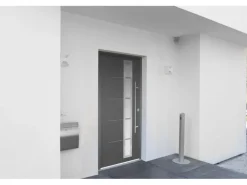Sicherheits-Haustür ThermoSpace Prime Paris RC2 Anthr. 100 x 210 cm Anschlag R