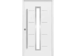 Sicherheits-Haustür ThermoSpace Milano Prime RC2 Weiß 110 x 210 cm Anschlag L