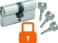 Sicherheits-Haustür ThermoSpace Milano Prime RC2 Weiß 110 x 210 cm Anschlag L