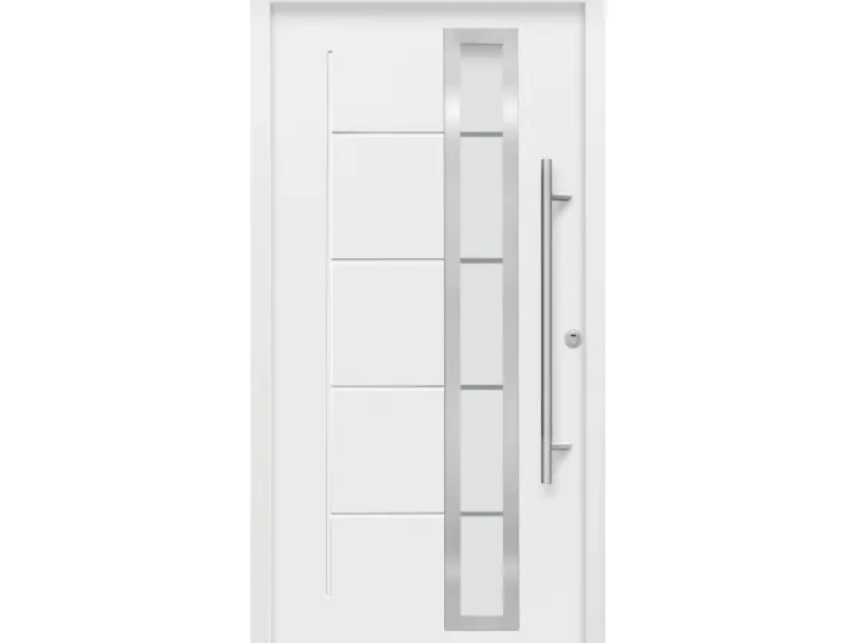 Sicherheits-Haustür ThermoSpace Prime Paris RC2 Komfort Weiß 100 x 210 cm R
