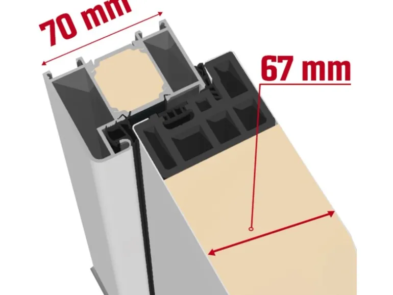 Sicherheits-Haustür ThermoSpace Prime Paris RC2 Komfort Weiß 100 x 210 cm R