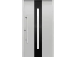 Sicherheits-Haustür ThermoSpace Prime Dublin RC2 Komfort Grau-Schw. 100x210 cm L