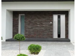 Sicherheits-Haustür ThermoSpace Prime Dublin RC2 Komfort Grau-Schw. 100x210 cm L