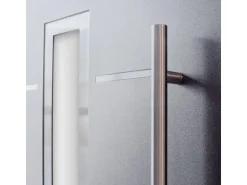 Sicherheits-Haustür ThermoSpace Milano Prime RC2 Komfort Grau 110 x 210 cm L