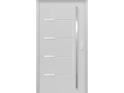Sicherheits-Haustür ThermoSpace Oslo Prime RC2 Grau 110 x 210 cm Anschlag R