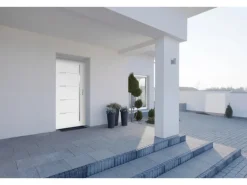 Sicherheits-Haustür ThermoSpace Oslo Prime RC2 Weiß 100 x 210 cm Anschlag R
