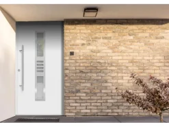 Sicherheits-Haustür ThermoSpace Köln Prime RC2 Weiß 100 x 210 cm Anschlag L