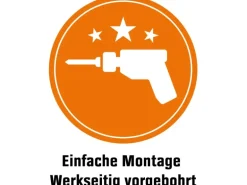 Sicherheits-Haustür ThermoSpace Oslo Prime RC2 Anthrazit 110 x 210 cm Anschlag L