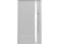 Sicherheits-Haustür ThermoSpace Prime Neapel RC2 Grau 110 x 210 cm Anschlag R