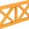 Skan Holz Brüstung Andreaskreuz 170 x 84 cm Fichte Eiche hell