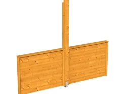 Skan Holz Brüstung für Pavillon Toulouse 270 x 106 cm Eiche hell