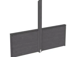 Skan Holz Brüstung für Pavillon Toulouse 270 x 106 cm Schiefergrau