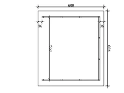 Skan Holz Carport Schwarzwald m. Dachschalung u. Rückwand 684 x 600 cm Eiche