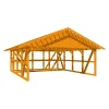 Skan Holz Carport Schwarzwald m. Dachlattung u. Abstellr. C 684 x 772 cm Eiche