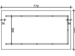 Skan Holz Carport Schwarzwald m. Dachschalung u. Rückwand 424 x 772 cm Eiche